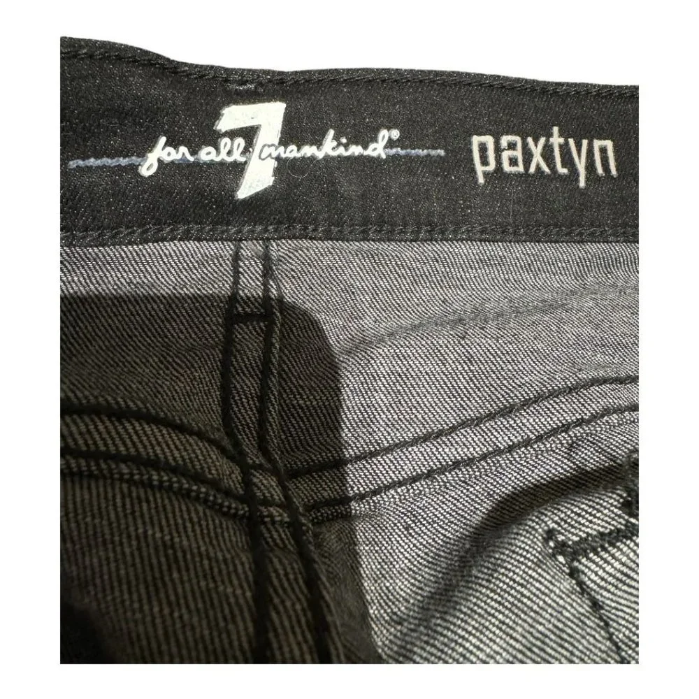 7 For All Mankind Paxtyn Slim Skinny Jeans 34x33 NWT - Picture 6 of 8